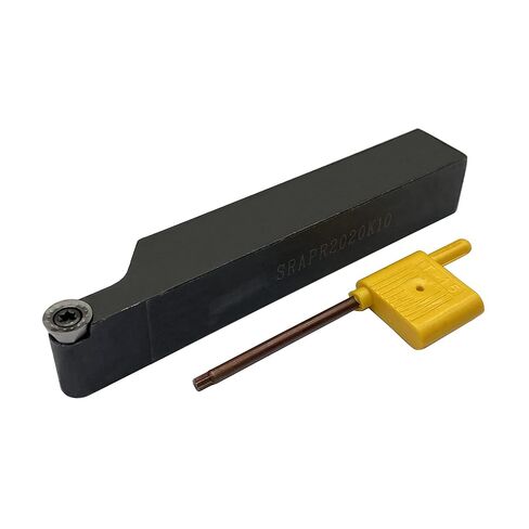 GBJ SRAPR2020K10 Turning Holder Precise Round Profiling Machining | 20×125mm 90° tool holder matched RPMT10T3MOE-JS inserts, for R5 round carbide insert lathe turning profiling in Kuwait