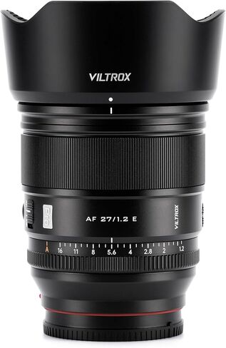 VILTROX 27mm F1.2 E Lens, 27mm 1.2 APS-C Lens for Sony E-Mount, e-Mount Lenses for Sony a7iii a7iv a7c a9iii a1 ii a7rv ze-e10 ii a7cr a7cii a6600 zv-e10 fx3 fx30 a6700 in Kuwait