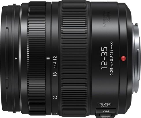 PANASONIC LUMIX G X VARIO II PROFESSIONAL LENS, 12-35MM, DUAL I.S. 2.0 WITH POWER OPTICAL I.S, MIRRORLESS MICRO FOUR THIRDS, H-HSA12035 (2017 Model - USA BLACK) (Renewed) in Kuwait