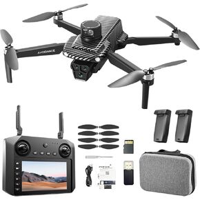 5G Dual Camera GPS Drone with 360° Laser Obstacle Avoidance, 4.5 Inch Screen, 7.4V 3000mAh 2 Batteries (30 Min Flight), 3,280ft RC Range, Brushless Motor, Optical Flow Positioning, Follow Me, Circle Fly, Return Home, APP Control, Low Voltage Protection, 4 in Saudi Arabia