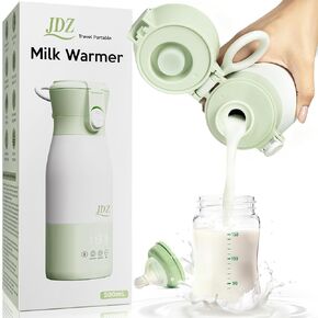 Portable Baby Bottle Warmer, 16000mAh Rechargeable Travel Milk Warmer | 7 Temp Settings, 316 Stainless Steel Fast Heating Leak-Proof Bottle Warmer for Breastmilk & Formula, Night Feeds & On the Go in Saudi Arabia