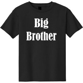 Big Brother & Big Sister T-Shirt, Matching Sibling Shirt for Family, Cotton Tee, Toddler to Adult Sizes 2T–4XL in Kuwait