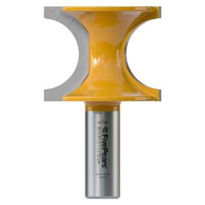 Fivepears 5Pcs Bullnose Router Bit Set 1/2 Shank, Bearing Half Round Router Bits for Woodworking, Carbide Tipped Edge Bits for Cutting Door Cabinet Shelve Table, Radius 1/8", 3/16", 1/4", 5/16", 3/8" in Saudi Arabia