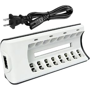 Portable Universal Battery Charger with LCD Display | Compact & Smart Charging for AA/AAA, Ni-MH/Ni-Cd（1.2V Batteries in Saudi Arabia