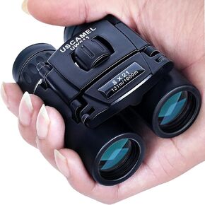 USCAMEL Compact Binoculars for Adults 8x21: Small Binoculars for Travel | FMC optics, BAK4 prism, easy focus and lightweight design for bird watching, cruises, concerts, hiking and gifts in Kuwait