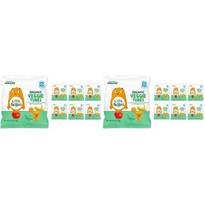 Little Bellies Organic Veggie Tubes Toddler Snack (Pack of 7 x 0.42 oz Individual Packs) in Kuwait