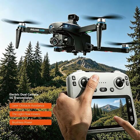Drones with Camera for Adults 4K UHD Camera GPS Drone with 3-Axis Gimbal, 8K Photo, Under 249g FAA Exempt Mini Quadcopter for Beginners, Auto Return in Kuwait