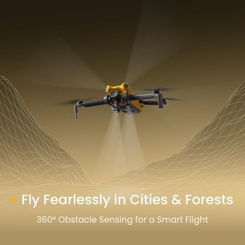 SKYROVER X1 Drone with 2 Batteries, 4K/60fps, 8K Photo, Under 249g, 50000ft Transmission, 360 Degree Obstacle Sensing, 32-Min Flight Time in Kuwait