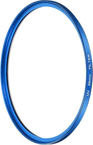 Ultra Slim Lens Filter (37mm) - Multi Coating, Aluminum Circular Screw-in Camera Protection Lens Filter for Camera Photography Lens, Blue in Kuwait