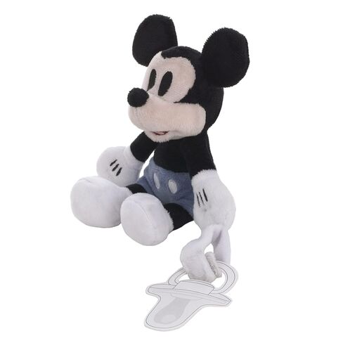 Disney Mickey Mouse White, Blue and Black Plush Buddy Pacifier Holder in Kuwait