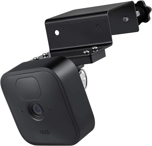 Wasserstein Door Mount Compatible with Arlo HD/Pro/Pro2/Pro3/Pro4/Pro5S/Ultra/Ultra2/Essential, Blink Outdoor/XT2, Ring Stick Up Cam Battery/Spotlight Cam Battery, eufyCam E/2/2C (Black) in Kuwait