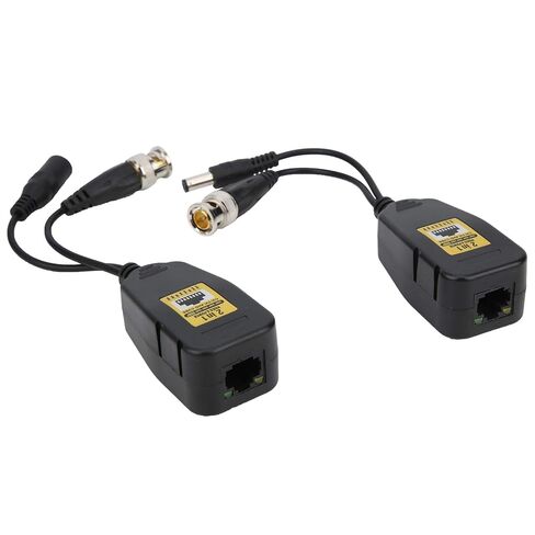 Oumefar HD Video Transmitter Anti Thunder Power Balun 4Pcs 2~8MP for System Security Camera Installation in Kuwait