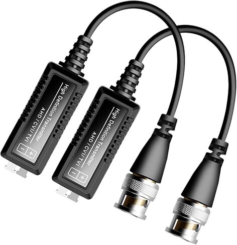 Passive Video Balun Transmitters for Surveillances with Strong AntiInterferences and Easy Installation AHDs/CVI/TVI Twisteds in Kuwait