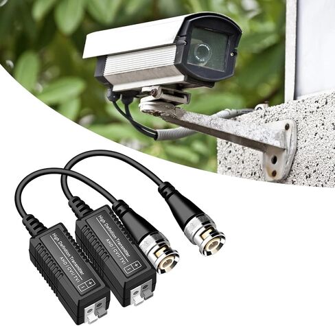 Passive Video Balun Transmitters for Surveillances with Strong AntiInterferences and Easy Installation AHDs/CVI/TVI Twisteds in Kuwait