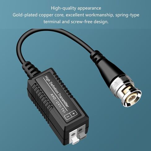 Passive Video Balun Transmitters for Surveillances with Strong AntiInterferences and Easy Installation AHDs/CVI/TVI Twisteds in Kuwait