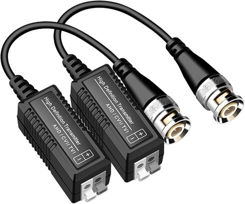Passive Video Balun Transmitters for Surveillances with Strong AntiInterferences and Easy Installation AHDs/CVI/TVI Twisteds in Kuwait