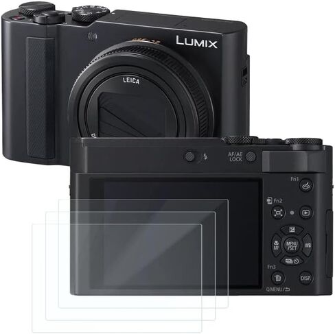 for Panasonic LUMIX ZS300 Screen Protector - [3 Pack] HD Tempered Glass Film [Anti-Fingerprint] [Anti-Scratch] [Bubble Free] Compatible for Panasonic LUMIX ZS300 Digital Camera (DC-ZS300K) in Kuwait