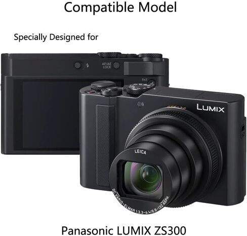 for Panasonic LUMIX ZS300 Screen Protector - [3 Pack] HD Tempered Glass Film [Anti-Fingerprint] [Anti-Scratch] [Bubble Free] Compatible for Panasonic LUMIX ZS300 Digital Camera (DC-ZS300K) in Kuwait