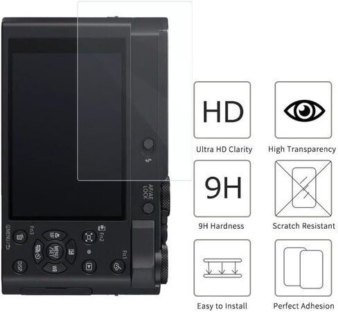 for Panasonic LUMIX ZS300 Screen Protector - [3 Pack] HD Tempered Glass Film [Anti-Fingerprint] [Anti-Scratch] [Bubble Free] Compatible for Panasonic LUMIX ZS300 Digital Camera (DC-ZS300K) in Kuwait