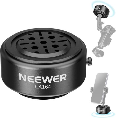 NEEWER Magnetic Phone Holder for Car, Dual Sided Magnet Cell Phone Mount Compatible with MagSafe iPhone, Car Stand Accessories for Dash Windshield Navigation Glass Gym Video Recording, PA118 in Kuwait