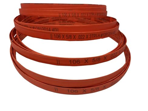 106 × 5/8 × 3TPI - عبوتان أو 4 عبوات - شفرات منشار شريطي لتقطيع اللحوم من Cozzini - تناسب جميع المناشير الشريطية باستخدام شفرات 106 بوصة (106 بوصة - عبوتان) in Kuwait