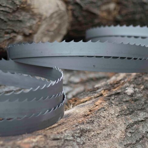 158" Sawmill Bandsaw Blades 5-Pack - BiMetal Turbo 7°/39° Hardwood Sawing in Kuwait