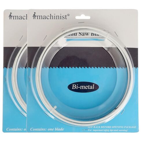 Imachinist 59-1/2" (59.5 Inch) X 1/2" (.5" Inch) X 0.025" X 14 TPI and 24 TPI Bandsaw Blades for Ferrous Metal in Kuwait