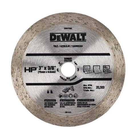 Dewalt 3IN Continuous HP Tile (DW47350) in Kuwait