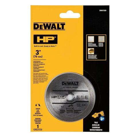 Dewalt 3IN Continuous HP Tile (DW47350) in Kuwait
