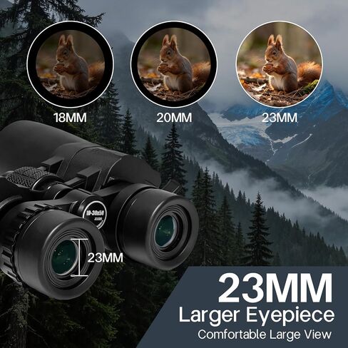 10-30x50mm High Power Zoom Binoculars for Adults | BAK4 Prism & FMC, Daily waterproof,Fogproof,HD Professional Binoculars for Bird Watching,Hiking,Concerts & Outdoor Travel in Kuwait