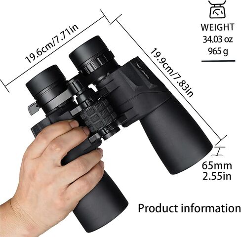 10-30x50mm High Power Zoom Binoculars for Adults | BAK4 Prism & FMC, Daily waterproof,Fogproof,HD Professional Binoculars for Bird Watching,Hiking,Concerts & Outdoor Travel in Kuwait