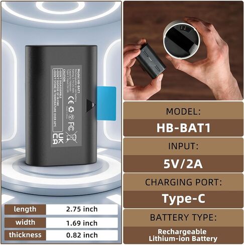 2 Pack Extra Outdoor Camera Battery Pack Compatible with SimpliSafe Wireless Outdoor Security Camera CMOB1 CM0B1 SCM301 with Type-C Charge Cable Upgraded 7000mAh Capacity Battery Model SSCAM-BAT1 in Saudi Arabia