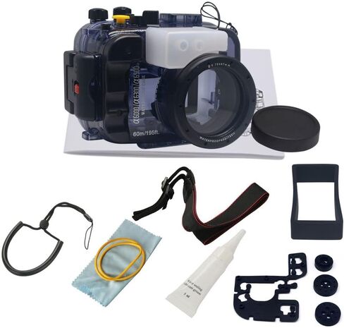 40m/130ft Waterproof Housing Underwater Camera Diving Case Bag for Sony A6000 A6300 A6400 A6500 in Kuwait
