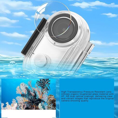 Case for GO 3S, 40M Underwater Protective Dive Housing Case for Go 3S Action Camera Accessories in Kuwait