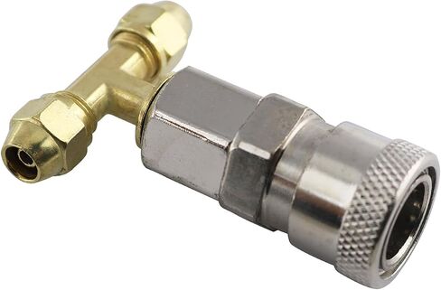 LQ Industrial Metal Tee Fitting Air Intake Valve Connector Power Tool Accessories for Lorries/Trailers Air Piping in Kuwait