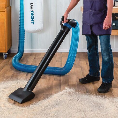 Rockler Dust Right 4" Quick Change Floor Sweep Kit for Dust Collection | Floor Sweep Kit – Quick Shop Cleanup – Dust Collection Kit – Quick Change Connection – Complete Set in Kuwait