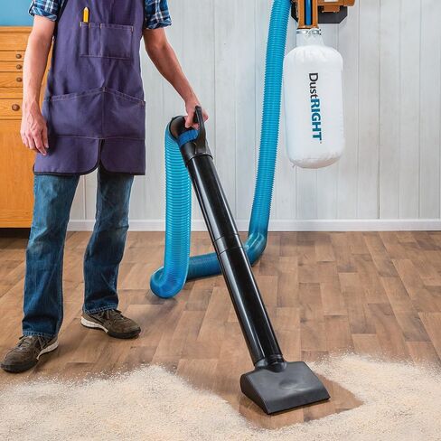 Rockler Dust Right 4" Quick Change Floor Sweep Kit for Dust Collection | Floor Sweep Kit – Quick Shop Cleanup – Dust Collection Kit – Quick Change Connection – Complete Set in Kuwait
