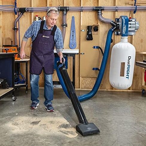 Rockler Dust Right 4" Quick Change Floor Sweep Kit for Dust Collection | Floor Sweep Kit – Quick Shop Cleanup – Dust Collection Kit – Quick Change Connection – Complete Set in Kuwait