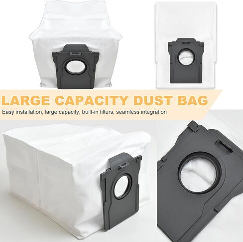 Accessories Compatible with Dreame X50 Ultra/L50 Ultra/L40s Ultra Mova V50 | Ultra Replacement Parts Robot Vacuum Cleaner(4 Rubber Main Brush,6 Filters,6 Dust Bags,8 Mop Pads,6 Side Brushes) in Kuwait