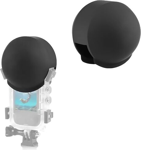 Lens Guard for Insta360 ONE X3 Invisible Dive Housing Case, Silicone Protective Cover, Lens Protector Case Accessories (White) in Kuwait