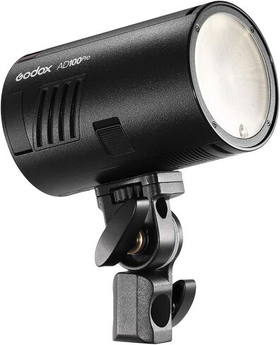 GODOX AD100Pro Pocket Studio Flash Light Photography Light OLED Screen 5800K 1/8000s Sync TTL/Multi/M Flash Built-in 2.4G Wilreless X System 5 Groups 32 Channels with Rechargeable 2600mAh Battery in Saudi Arabia