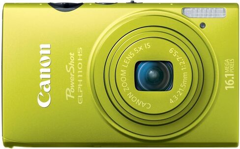 Canon PowerShot ELPH 110 HS 16.1 MP CMOS Digital Camera with 5x Optical Image Stabilized Zoom 24mm Wide-Angle Lens and 1080p Full HD Video Recording (Black) (OLD MODEL) in Kuwait
