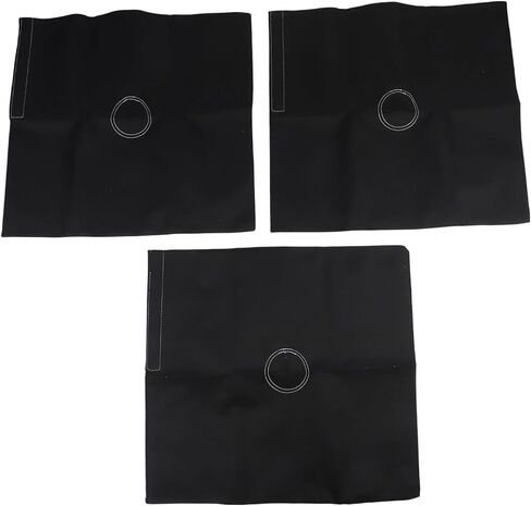 3-Pack Fillable Sandbags for Flags, Tents Umbrellas Weight Base | Black Canvas, Wear-resistant Canvas, Easy Fill & Attach, Compact Foldable Storage, For Flags Tents Parasols, Garden Beach Use in Kuwait