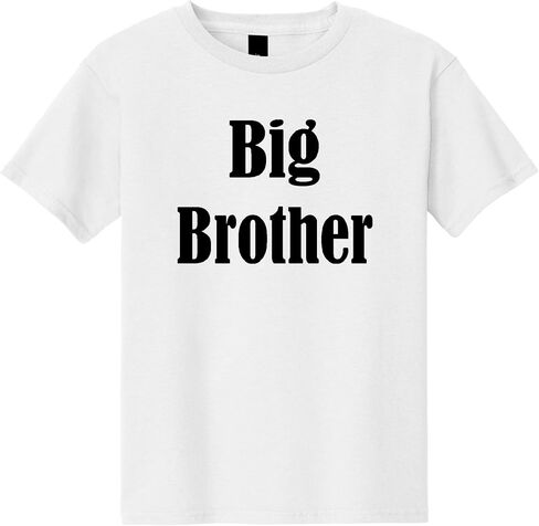Big Brother & Big Sister T-Shirt, Matching Sibling Shirt for Family, Cotton Tee, Toddler to Adult Sizes 2T–4XL in Kuwait
