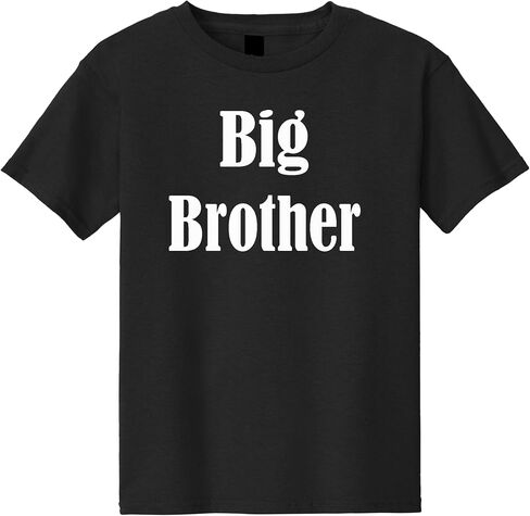 Big Brother & Big Sister T-Shirt, Matching Sibling Shirt for Family, Cotton Tee, Toddler to Adult Sizes 2T–4XL in Kuwait