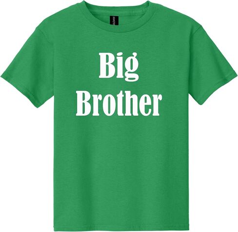 Big Brother & Big Sister T-Shirt, Matching Sibling Shirt for Family, Cotton Tee, Toddler to Adult Sizes 2T–4XL in Kuwait