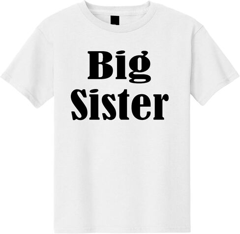 Big Brother & Big Sister T-Shirt, Matching Sibling Shirt for Family, Cotton Tee, Toddler to Adult Sizes 2T–4XL in Kuwait