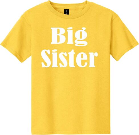 Big Brother & Big Sister T-Shirt, Matching Sibling Shirt for Family, Cotton Tee, Toddler to Adult Sizes 2T–4XL in Kuwait