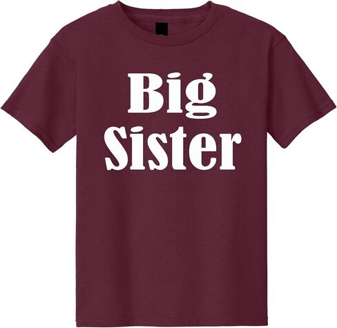 Big Brother & Big Sister T-Shirt, Matching Sibling Shirt for Family, Cotton Tee, Toddler to Adult Sizes 2T–4XL in Kuwait