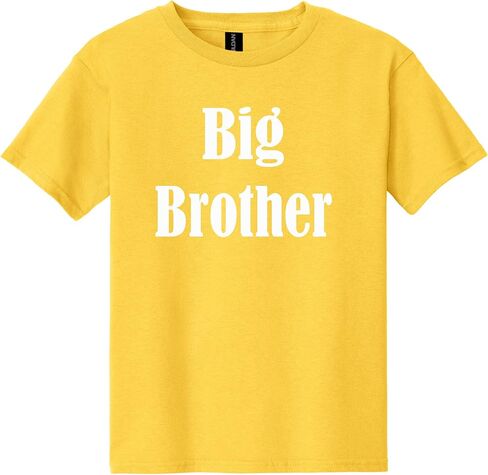 Big Brother & Big Sister T-Shirt, Matching Sibling Shirt for Family, Cotton Tee, Toddler to Adult Sizes 2T–4XL in Kuwait